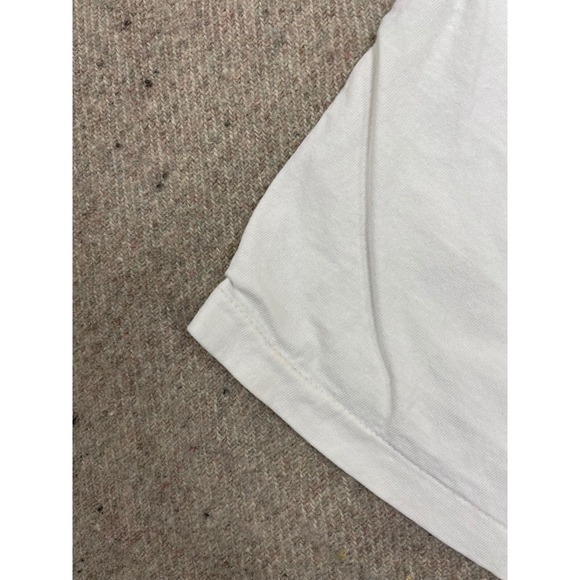 vintage malaysia art shirt mens large white 1990s art water house stream - Picture 4 of 9